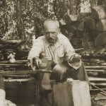 Draycott Sitting in Forest 1944